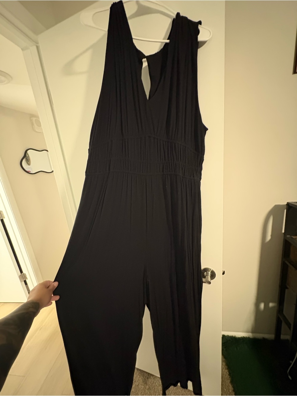 Women’s Black Sleeveless Jumpsuit